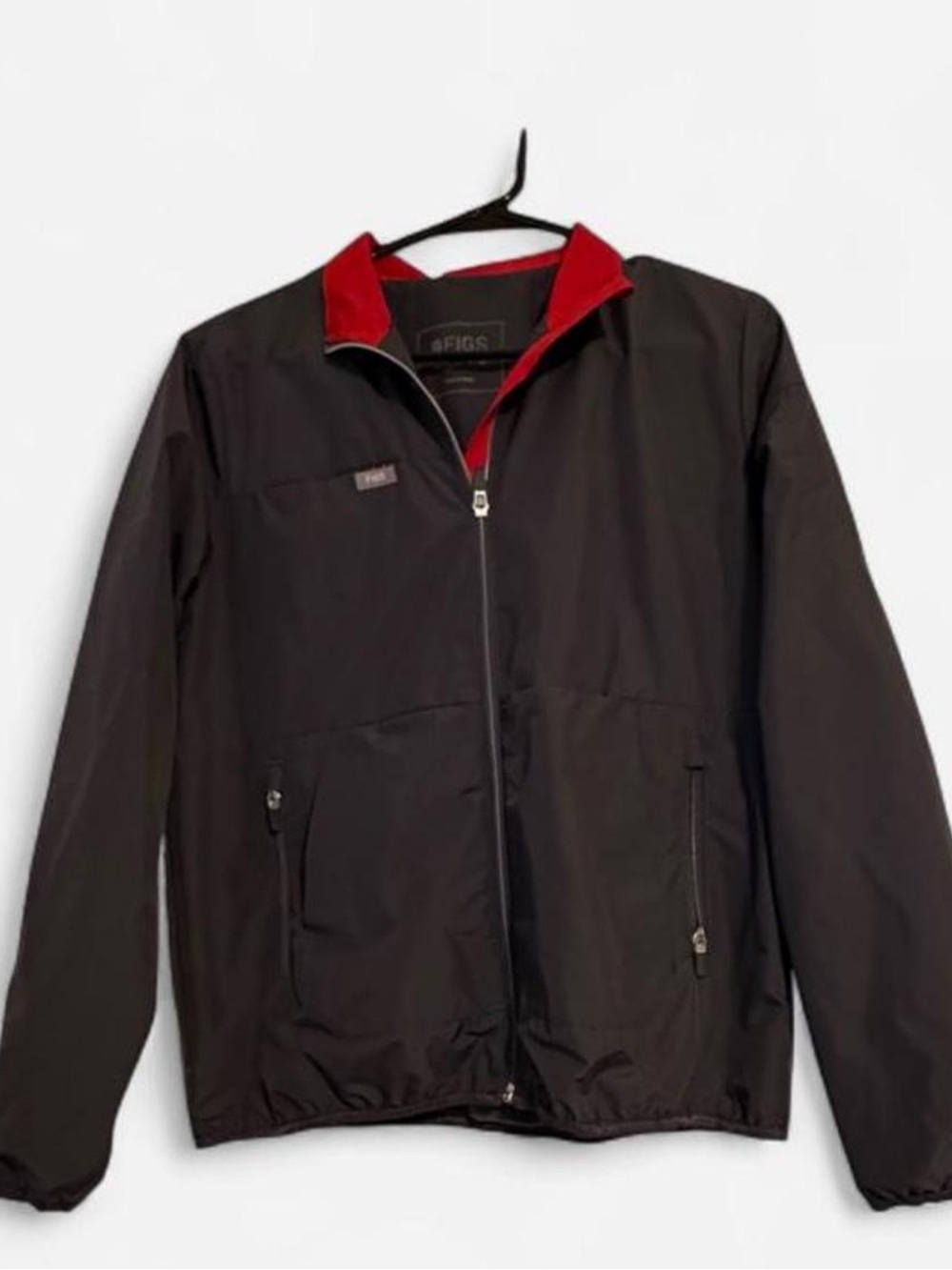 FIGS Charcoal Warm Up Scrub Jacket
